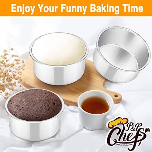 4 Inch Round Cake Pan Set of 3 (3 Count)