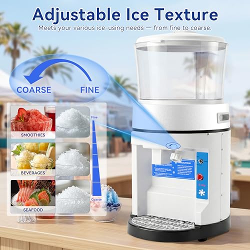 Commercial Ice Shaver Machine 400W (12.6Qt)