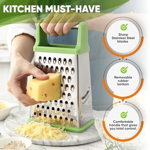 Stainless Steel XL Cheese Grater for Kitchen