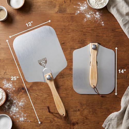12 x 14 Aluminum Pizza Peel with Foldable Handle