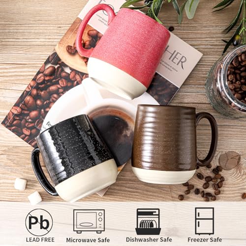 Ceramic Coffee Mugs Set of 6 (Colorful / Set of 6)