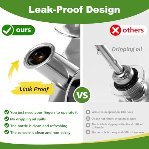 Automatic Liquor Pour Spouts (Silver / 6PCS)