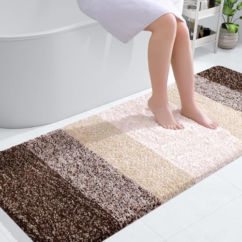 Bathroom Runner Rug 59x24 (59" X 24" / Brown)