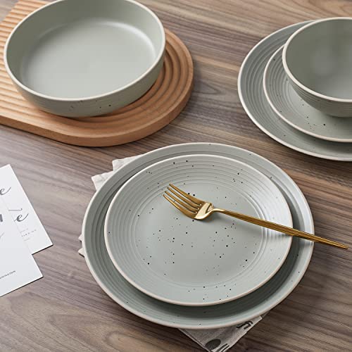 Lauren Stoneware (32-Piece Service for 8 / Green)