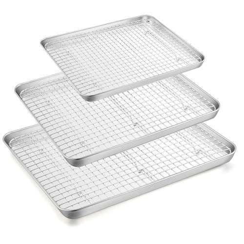 Baking Sheet with Rack (17.6" & 16" & 12.5")