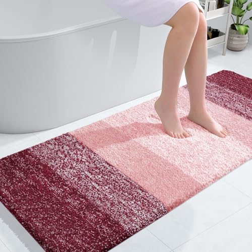 Bathroom Runner Rug 54x24 (54" X 24" / Red)