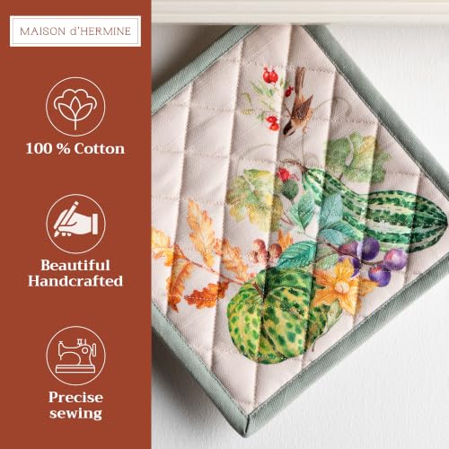 Pot Holders 100% Cotton Potholders (085 - Lumina / 8" x 8" (Pot Holder Pack of 1))