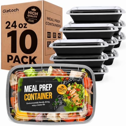 Glotoch Meal Prep Containers with Lids (24oz)