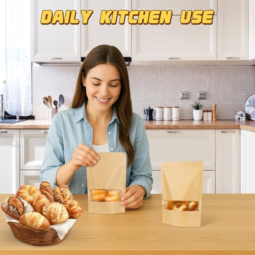 50 Pack Candy Bags (Yellow / 5.9x8.6in (15x22cm))