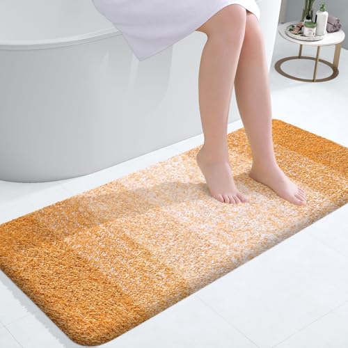 Bathroom Runner Rug 47x20 (47" X 20" / Golden Yellow)