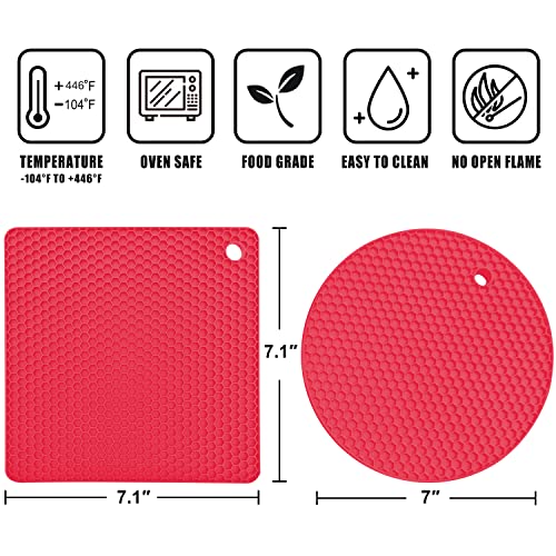 Silicone Trivet Mats (4 Count)