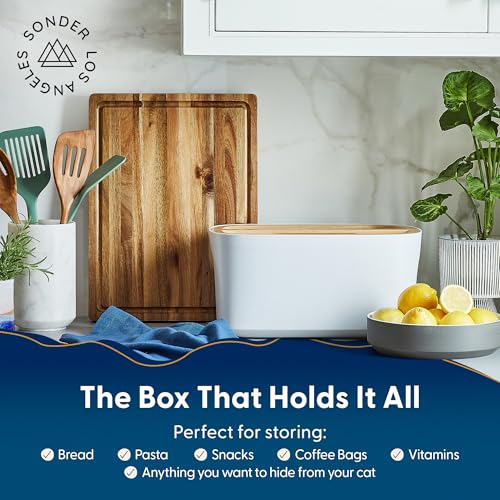 Sonder LA Union Bread Box with Wood Lid