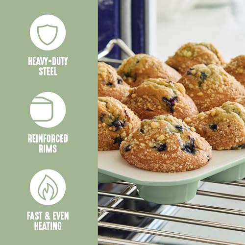 6 Piece Ceramic Nonstick Oven Bakeware Set (6 Piece Bakeware Set / Sage)