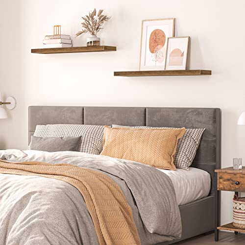 Floating Shelves for Wall (Rustic Brown / 31.5 Inches)