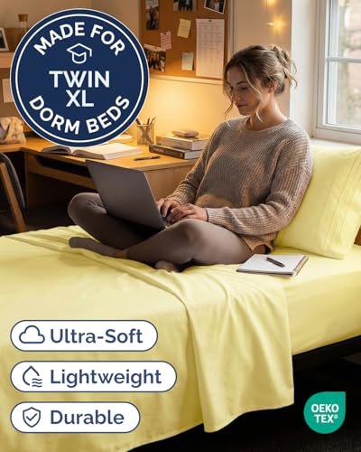 Twin XL 3 Piece Sheet Set (29 - Yellow / Twin XL)