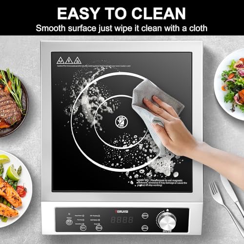 Induction Cooktop Commercial (1800W Flat Cooktop)