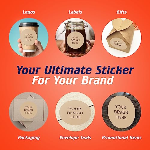 Custom Vinyl Stickers Your Image (100 Count)