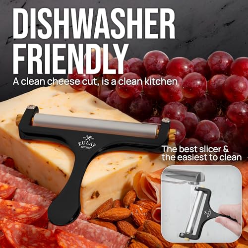 Stainless Steel Wire Cheese Slicer (Matte Black)