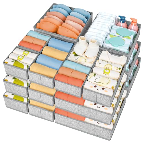 Drawer Organizer Clothes 15 Pack (15 Count)