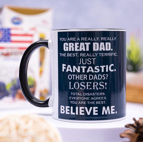 Best Dad Ever Mug 11oz Funny Coffee Mug (DAD)
