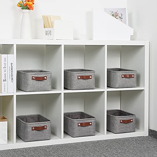 Small Storage Baskets 11.8"x7.9"x5.1" (Grey / XS-12"x8"x5")