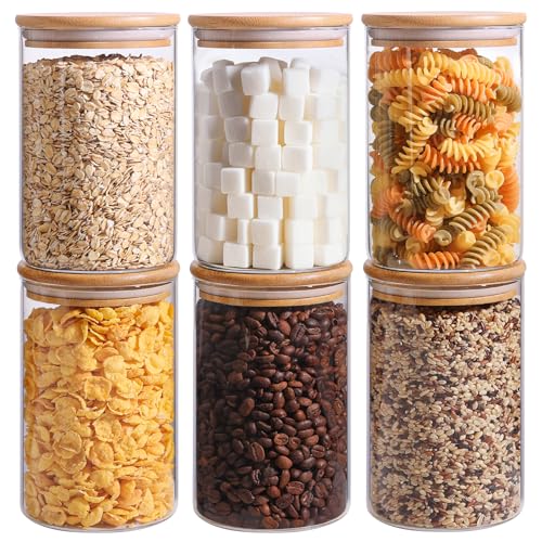 Glass Storage Containers with Lids 1 Qt (1 Qt x 6)