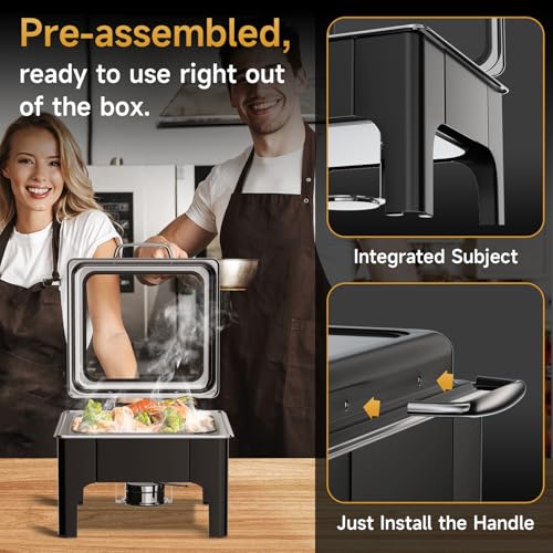 Chafing Dishes for Buffet (Black)