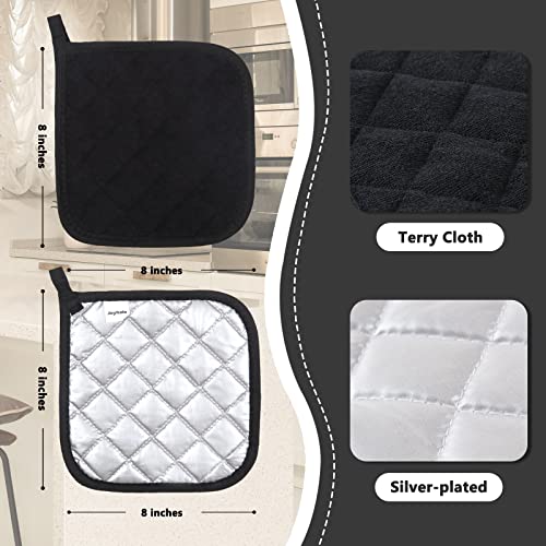 4 Pack Pot Holders for Kitchen Clearance (4 Count)