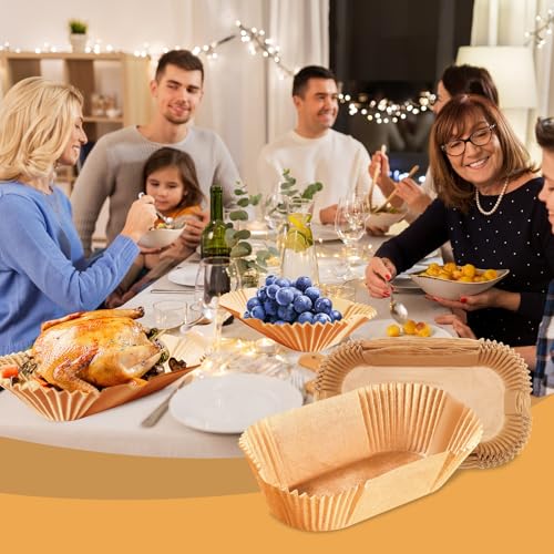 100 Pack 9x5 Inch Loaf Pan Liners (9x5in-Oval)