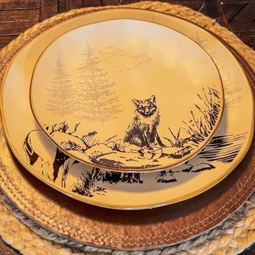 White Pine 16 Piece Ceramic Dinnerware Set (White Pine / 16 Piece)