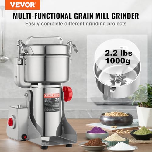 1000g Electric Grain Mill Grinder