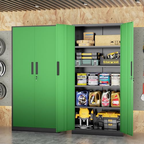 Storage Cabinet (Black Green / 71")