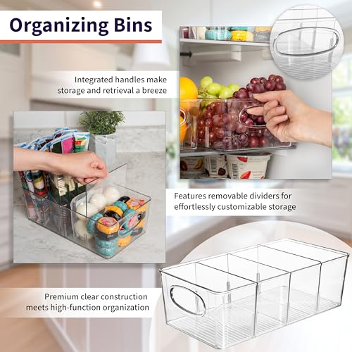 Pantry Organizers and Storage and Cabinet Organizer (10.5"L x 6"W x 3.5"H)