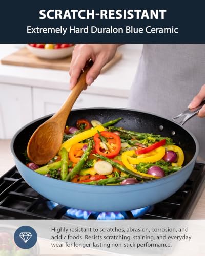 12pc Forged Lightweight Cookware Set (Cozy Blue (G10))