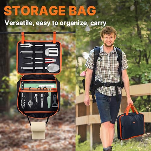 Portable Camping Cooking Utensils Set 28PCS (28pcs)