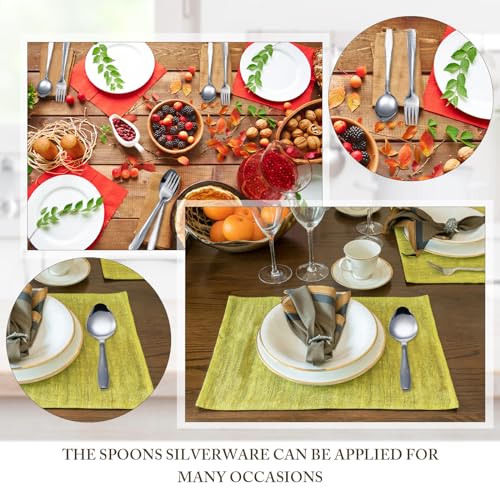 100 Pieces Forks and Spoons Silverware Set Stainless Steel Dinner