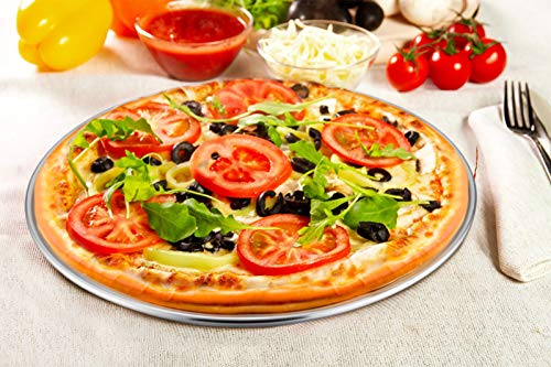 Pizza Pan, 9/10/12 Inch Stainless Steel Pizza Pans Trays Set of 3