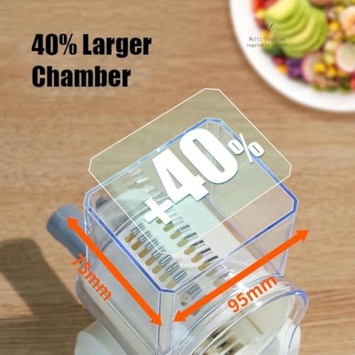Rotary Cheese Grater with Hand Crank
