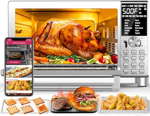 Bravo XL Air Fryer Toaster Smart Oven (Silver / 30 Qt)