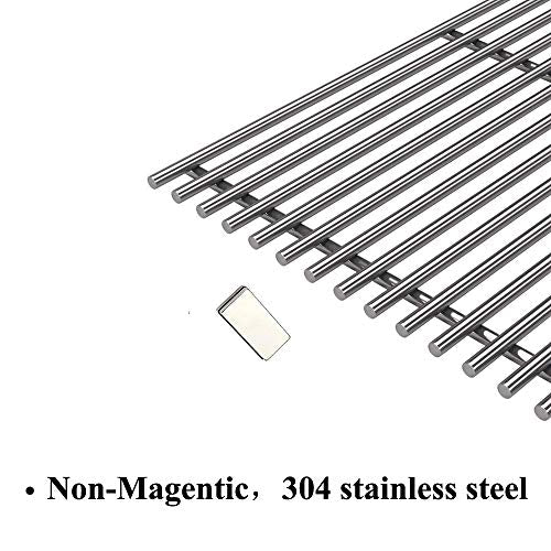 S47E (3-Pack) 18" Stainless Steel Cooking Grid Grates for Charbroil Performance 4 burner 463376018P2, 463376117, 463377117, 463673617, 463377017, 463347017 and 5 burner 463347519