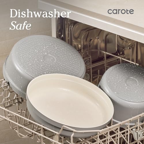 20pcs Ceramic Cookware Sets (Gray / 20 PCS)