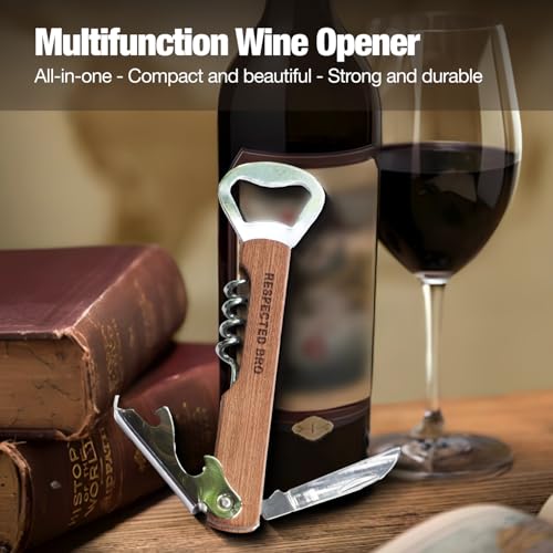 Multifunctional Corkscrews Wine Opener with Foil Cutter and Bottle Opener