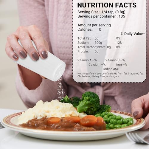 Disposable Plastic Salt and Pepper Shakers by Global Basics (12 Count)