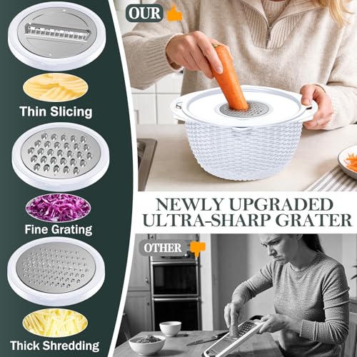 4 1 Colander with Bowl Set