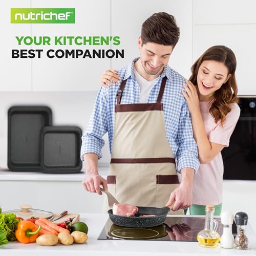 22 Piece Nonstick Ceramic Cookware Set (Black / 22pc Set)