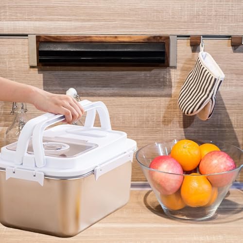 Stainless Steel Rice Container (20Lbs)