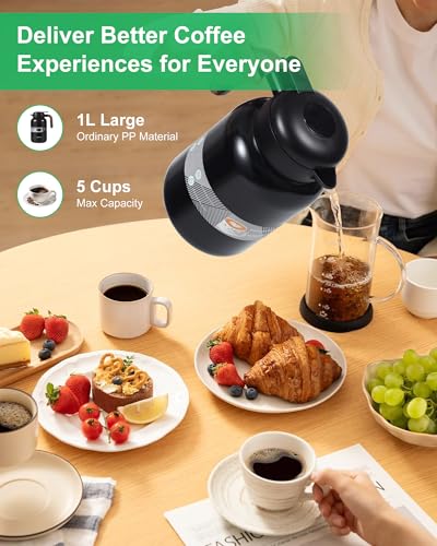 45 Oz Thermal Coffee Carafe (44 Ounces / Black)