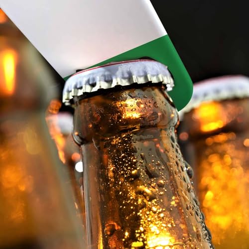 Ltaly Flag Stainless Steel Bottle Opener Green White Red Italian Country Flag Flat Beer Bottle Opener Keychain for Home Kitchen Bar Restaurant Party Birthday Gift (Ltaly Flag)