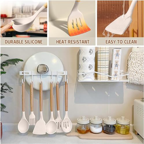 Kitchen Cooking Utensils Set (Khaki)