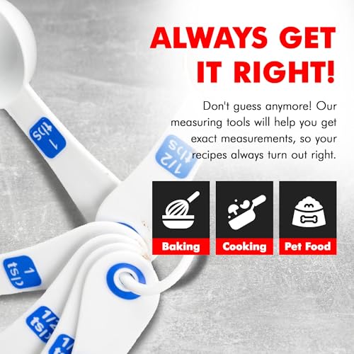 Easy to Read Plastic Measuring Cup Set